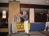 Bob getting his medal